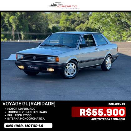 VOLKSWAGEN VOYAGE 1.8 GL 8V ÁLCOOL 2P MANUAL